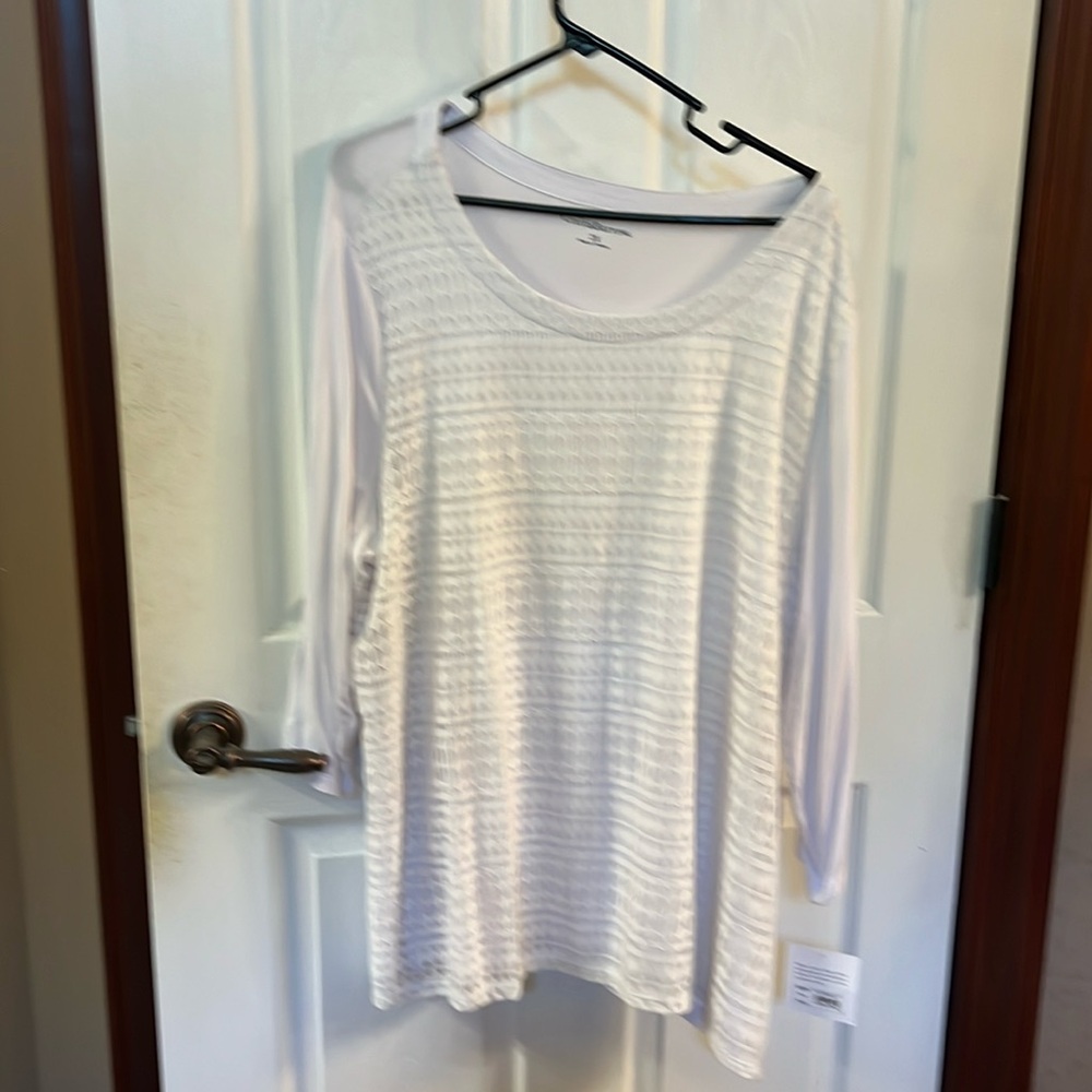 Ladies white top